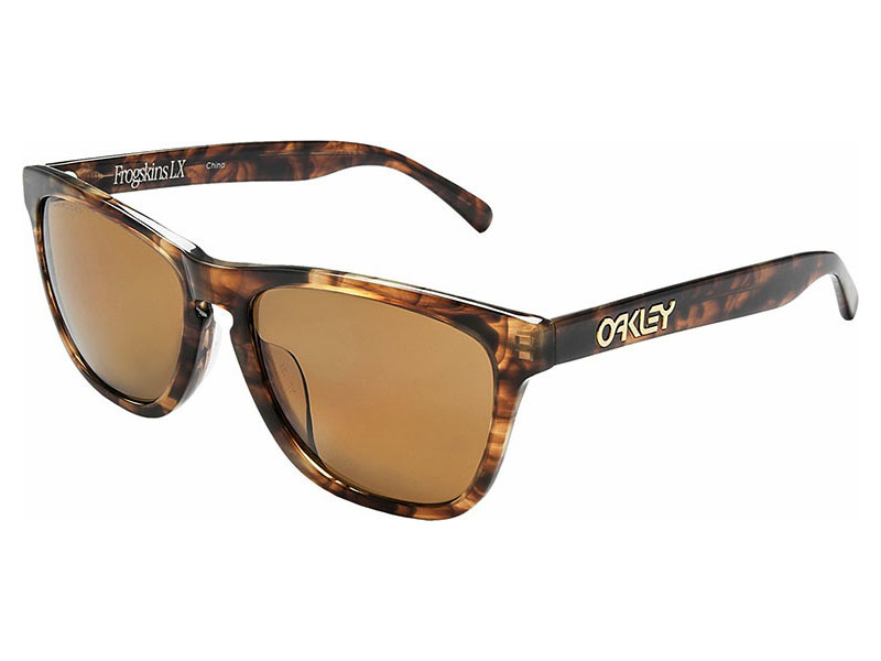 Oakley Frogskins Lx Polarized Sunglasses Oo39 05 Brown Tortoise Bronze Asian Ebay