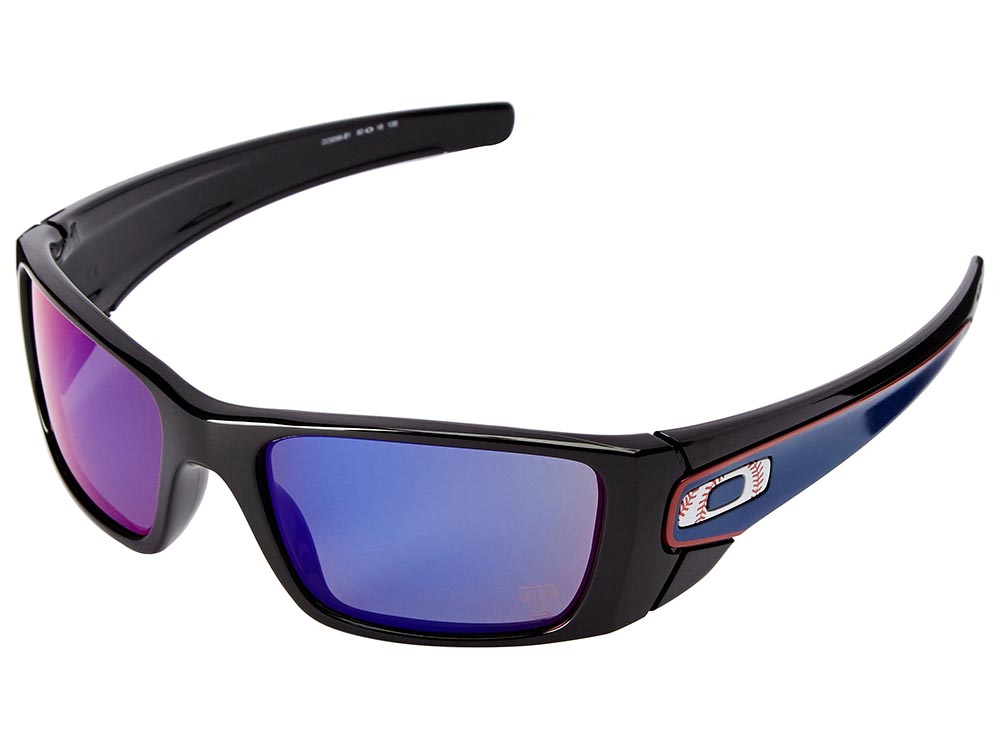 Oakley Fuel Cell MLB Rangers Sunglasses OO9096-B1 Polished Black/+Red ...