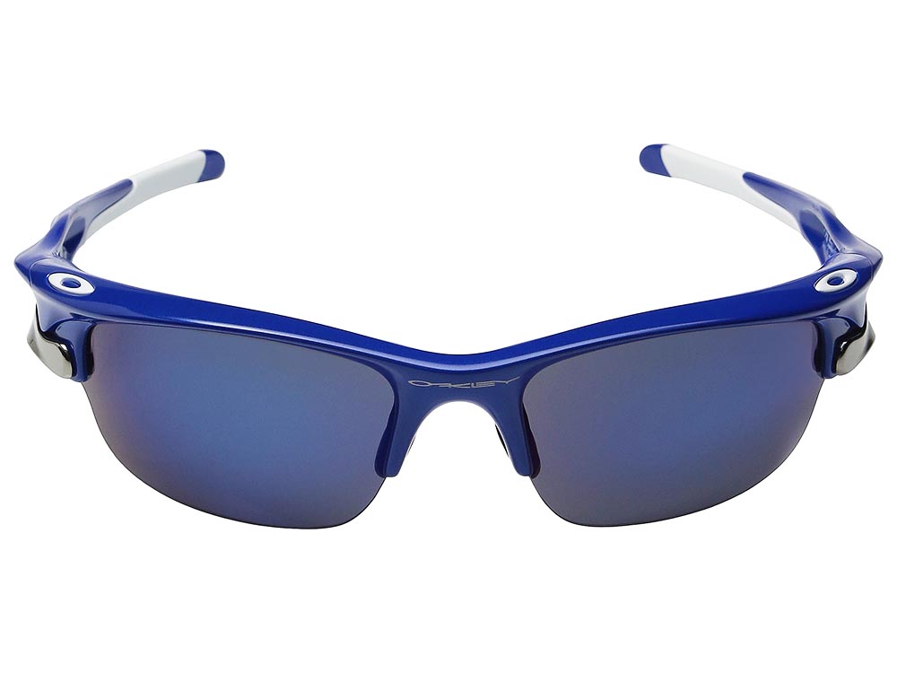 Oakley Fast Jacket Sunglasses OO9097-2772 Team Blue/Ice Iridium ...