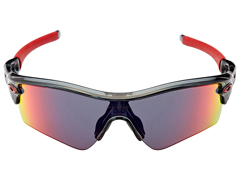 Oakley Radar Path Sunglasses 09-755J Crystal Black/+Red Iridium Asian ...