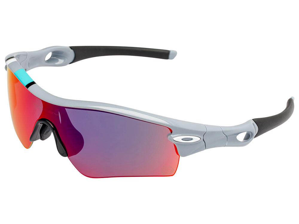 Oakley Flak Jacket XLJ 30 Years Sport Sunglasses 26-263 Fog (Grey)/+Red  Iridium