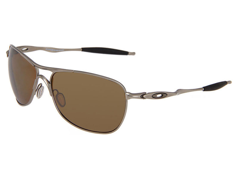 Oakley Ti Crosshair Polarized Sunglasses OO6014-01 Titanium/Tungsten ...