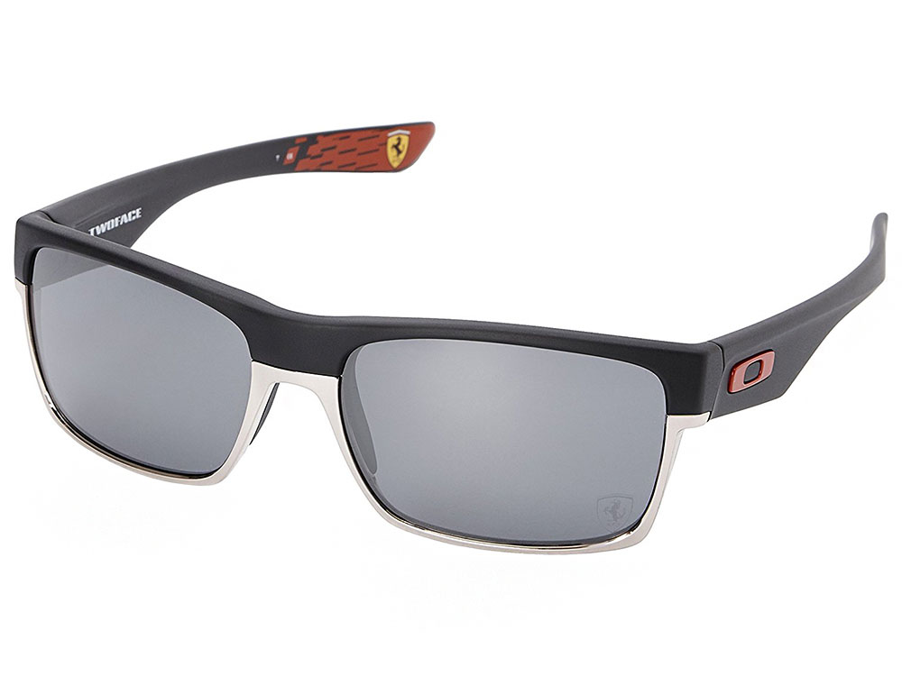 Oakley Twoface Scuderia Ferrari Sunglasses Oo91 Matte Black Black Iridium Ebay